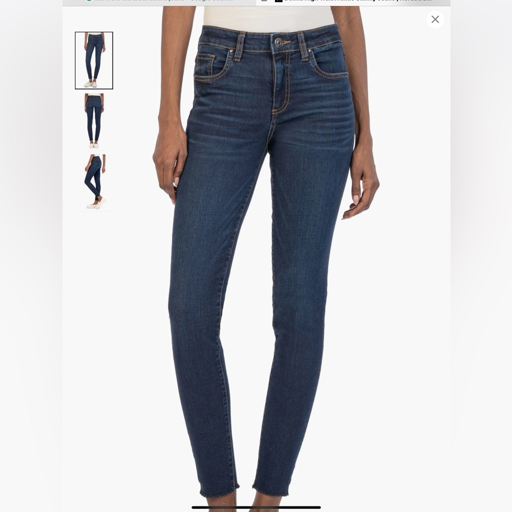 EUC Kut from the Kloth “Donna” ankle skinny jeans